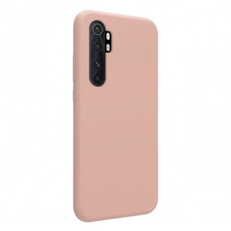Funda Silicona Líquida Ultra Suave para Xiaomi Mi Note 10 Lite color Rosa
