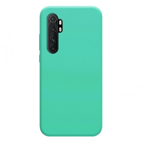 Funda Silicona Líquida Ultra Suave para Xiaomi Mi Note 10 Lite color Verde