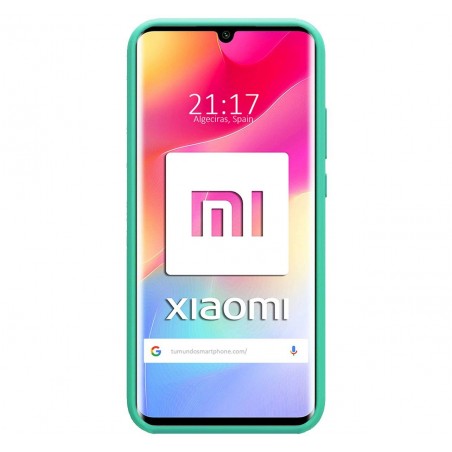 Funda Silicona Líquida Ultra Suave para Xiaomi Mi Note 10 Lite color Verde