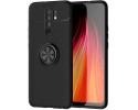 Funda Magnetica Soporte con Anillo Giratorio 360 para Xiaomi Redmi 9 Negra