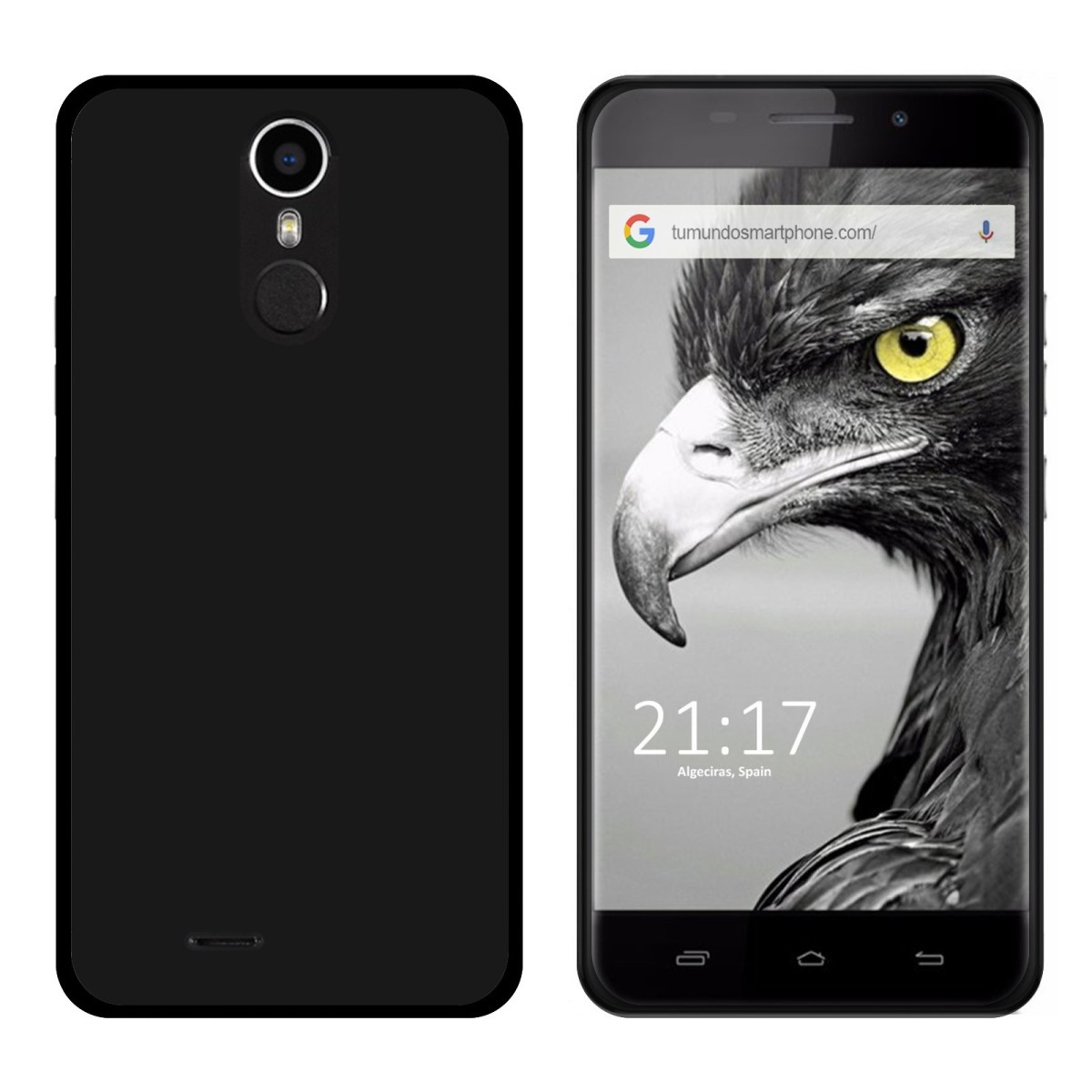 Funda Gel Tpu para Ulefone Metal Color Negra