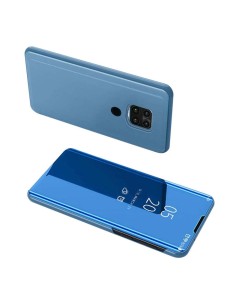 Funda Flip Cover Clear View para Xiaomi Redmi Note 9 color Azul
