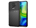 Funda Gel Flexible Thunder Armor Rugged Xiaomi Redmi Note 9 Negra