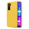 Funda Silicona Líquida Ultra Suave para Huawei P40 Lite 5G color Amarilla