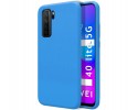 Funda Silicona Líquida Ultra Suave para Huawei P40 Lite 5G color Azul