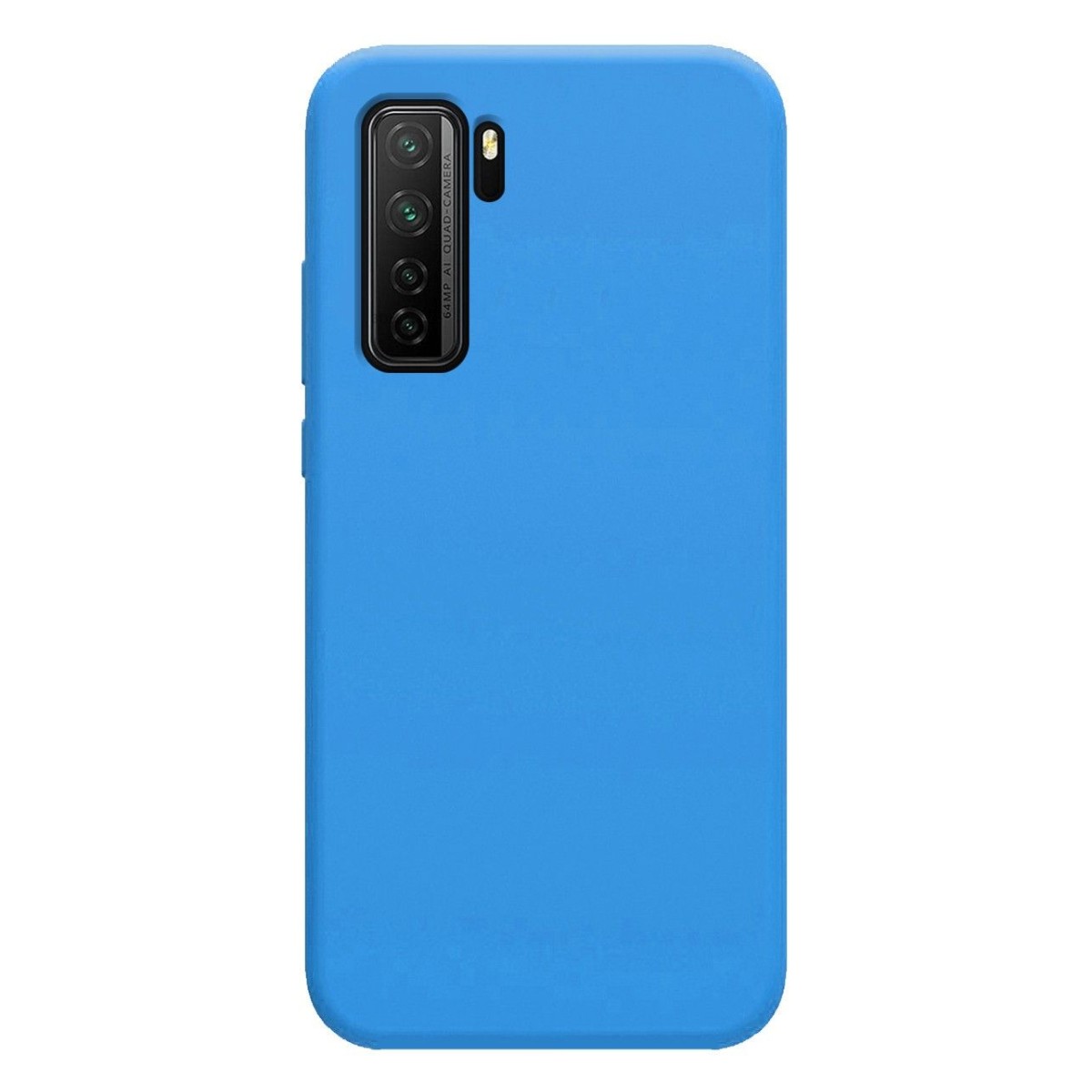 Funda Silicona Líquida Ultra Suave para Huawei P40 Lite 5G color Azul