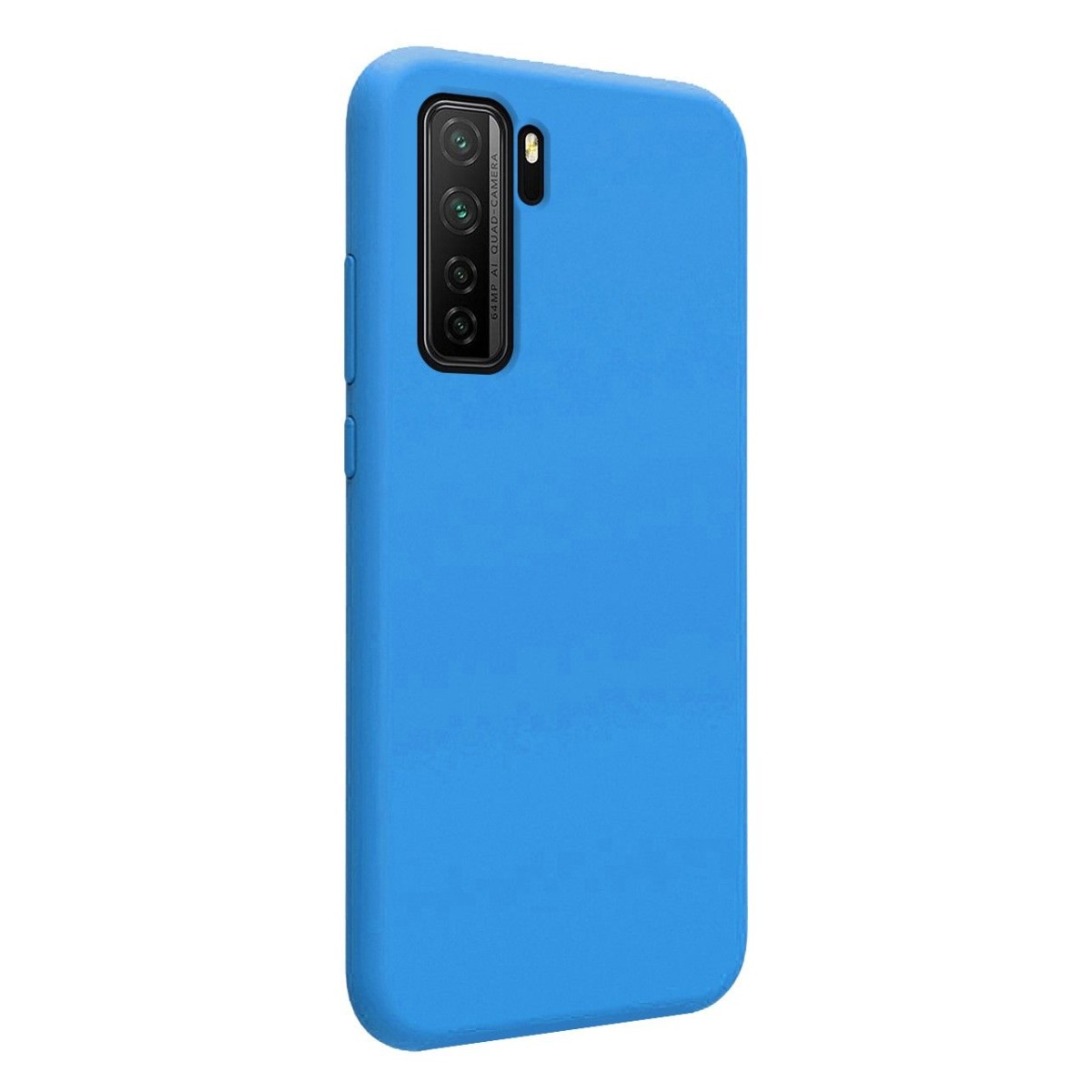 Funda Silicona Líquida Ultra Suave para Huawei P40 Lite 5G color Azul