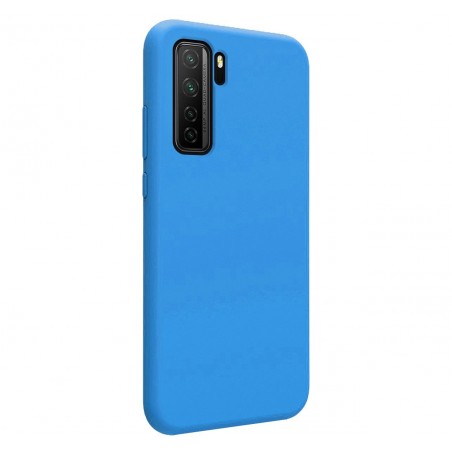 Funda Silicona Líquida Ultra Suave para Huawei P40 Lite 5G color Azul