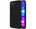 Funda Silicona Líquida Ultra Suave para Huawei P40 Lite 5G color Negra