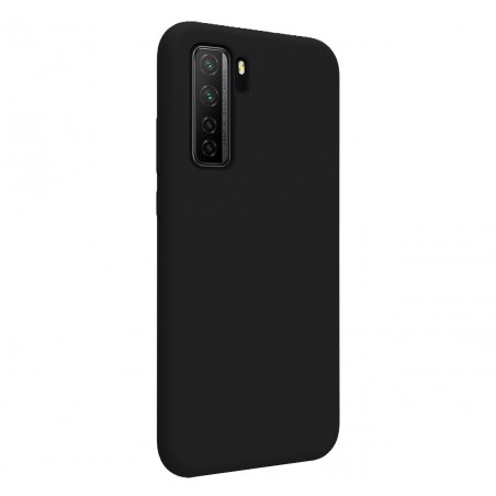 Funda Silicona Líquida Ultra Suave para Huawei P40 Lite 5G color Negra