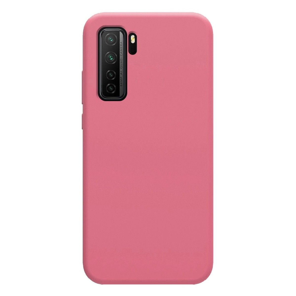Funda Silicona Líquida Ultra Suave para Huawei P40 Lite 5G color Rosa