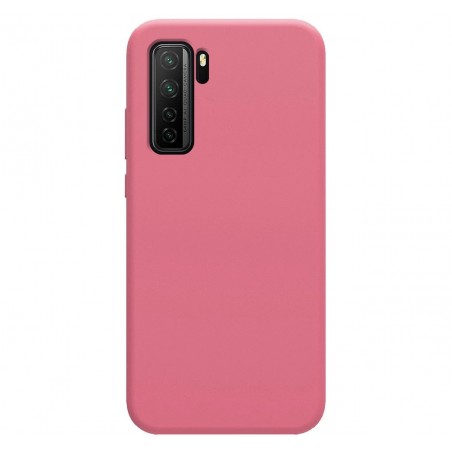 Funda Silicona Líquida Ultra Suave para Huawei P40 Lite 5G color Rosa