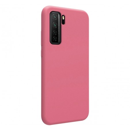 Funda Silicona Líquida Ultra Suave para Huawei P40 Lite 5G color Rosa