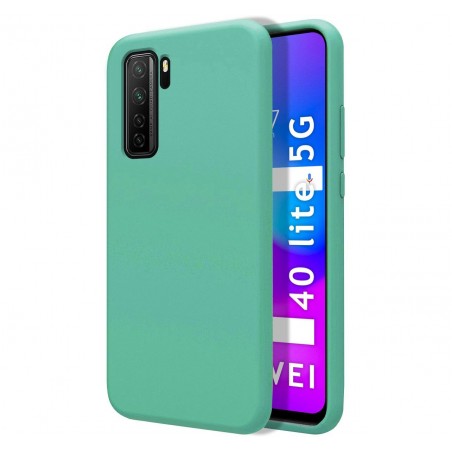 Funda Silicona Líquida Ultra Suave para Huawei P40 Lite 5G color Verde