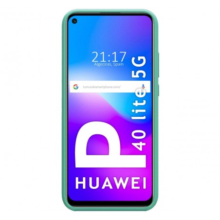 Funda Silicona Líquida Ultra Suave para Huawei P40 Lite 5G color Verde