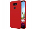 Funda Silicona Líquida Ultra Suave para Lg K40S color Roja