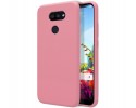 Funda Silicona Líquida Ultra Suave para Lg K40S color Rosa