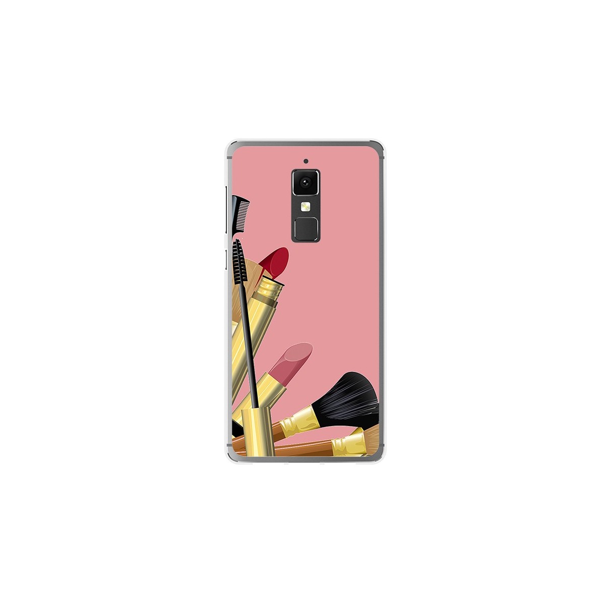 Funda Gel Tpu para Elephone S3 Diseño Brochas Dibujos