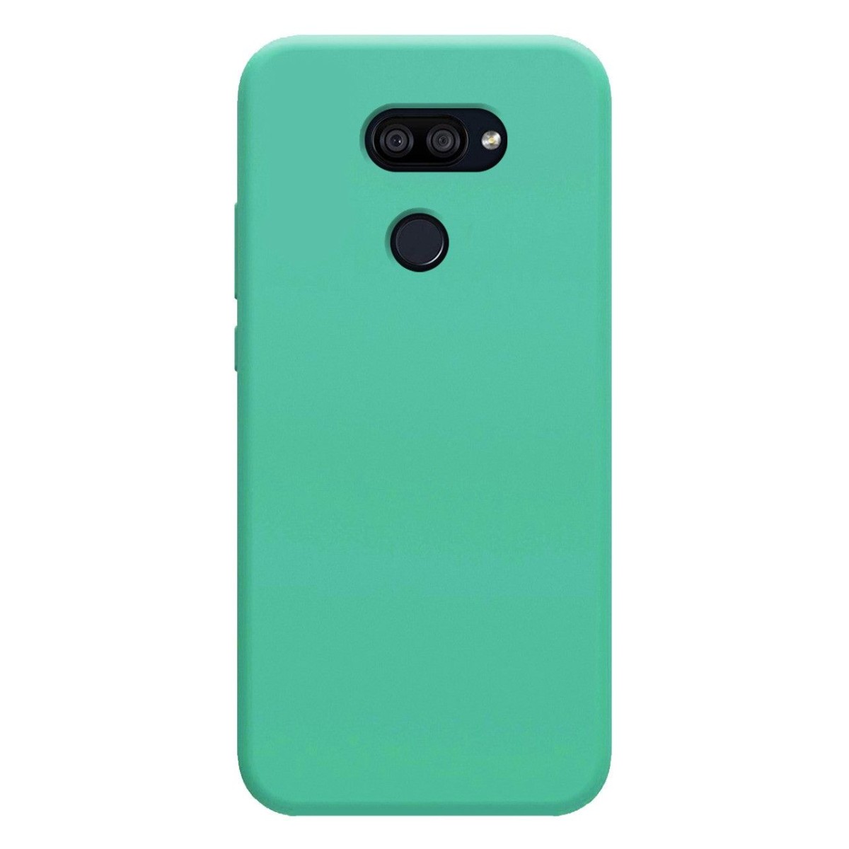 Funda Silicona Líquida Ultra Suave para Lg K40S color Verde