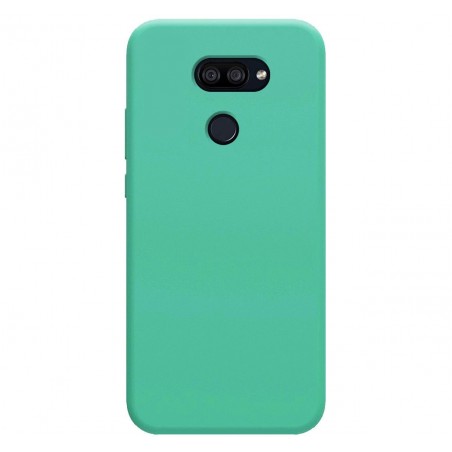 Funda Silicona Líquida Ultra Suave para Lg K40S color Verde