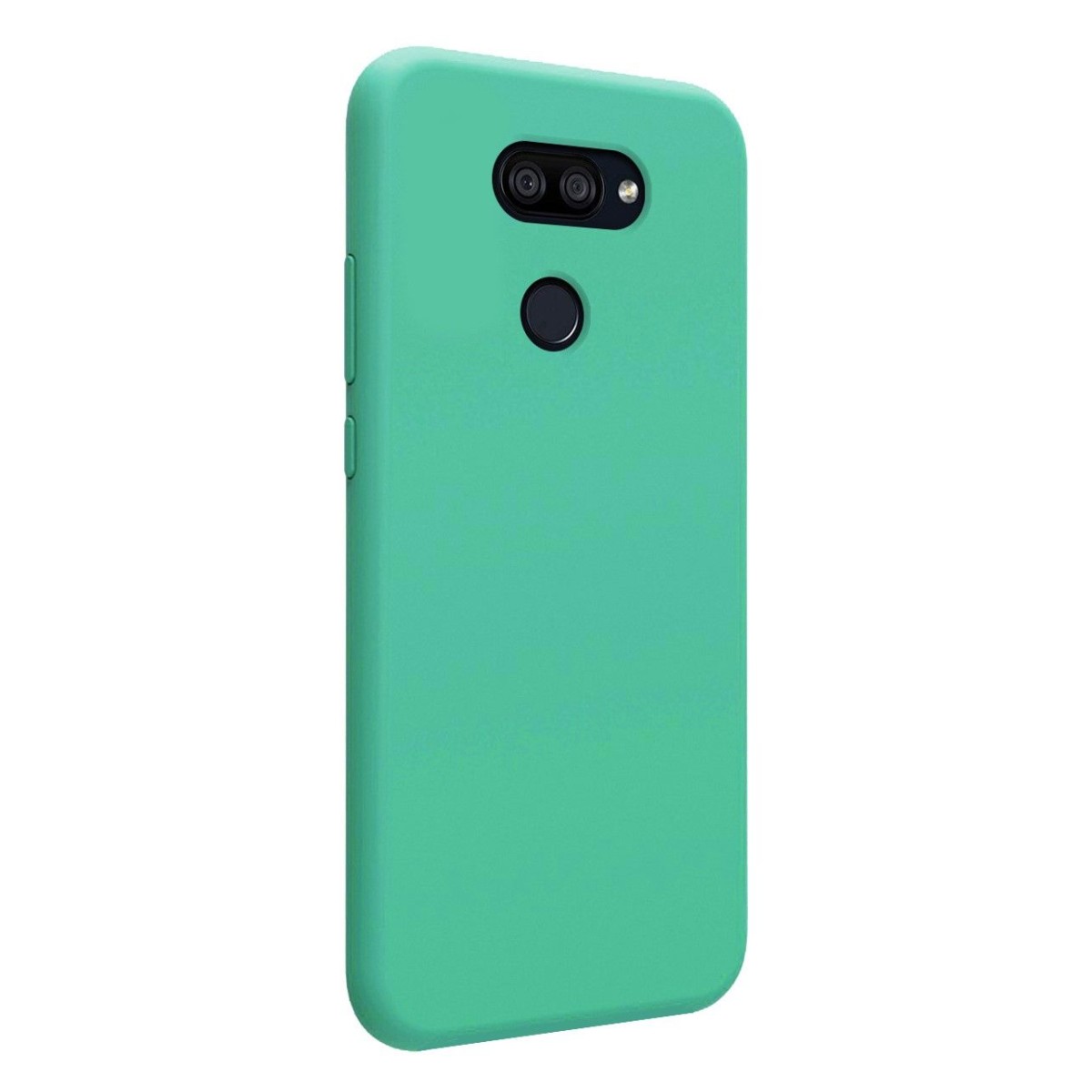 Funda Silicona Líquida Ultra Suave para Lg K40S color Verde