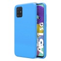 Funda Silicona Líquida Ultra Suave para Samsung Galaxy A51 5G color Azul