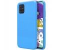 Funda Silicona Líquida Ultra Suave para Samsung Galaxy A51 5G color Azul