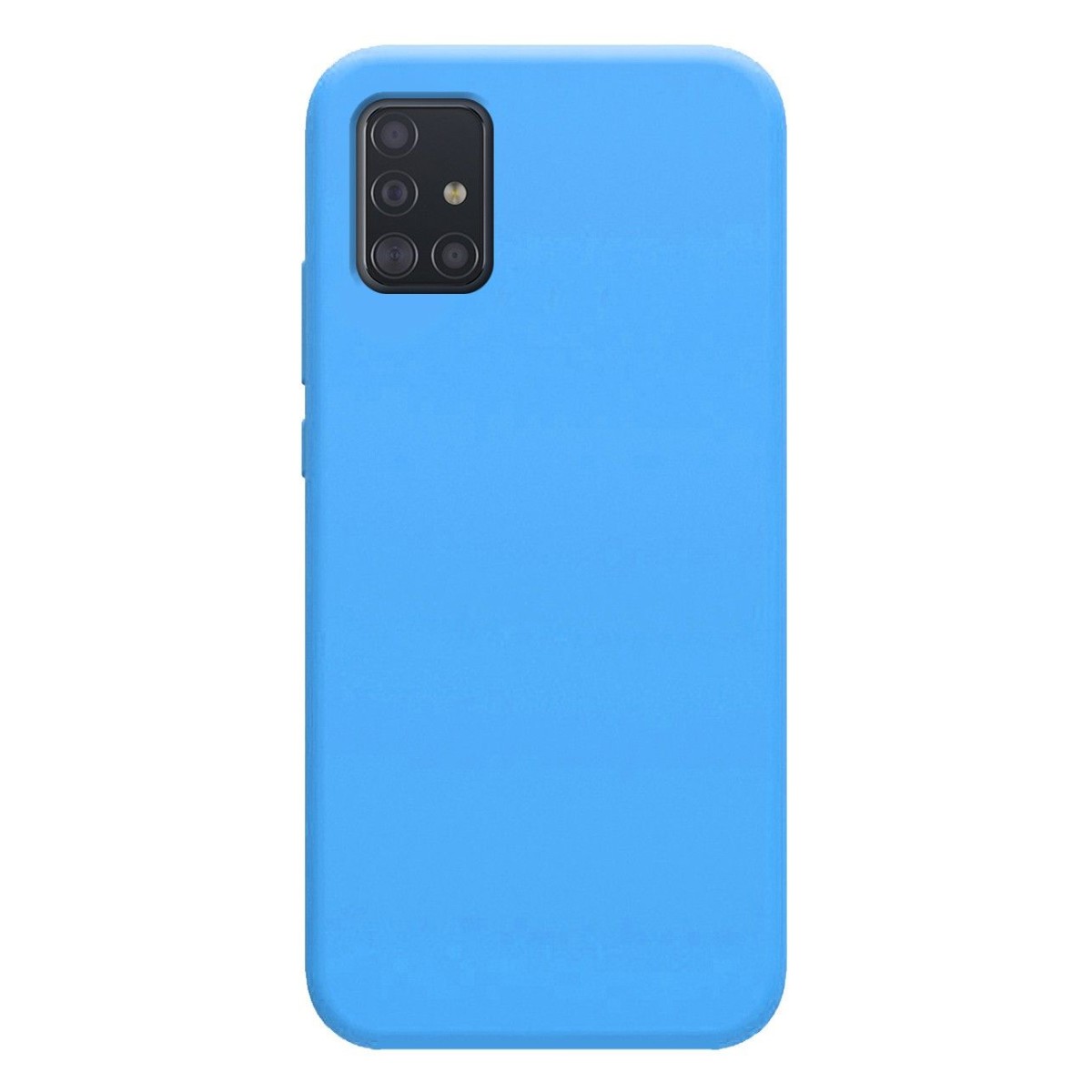 Funda Silicona Líquida Ultra Suave para Samsung Galaxy A51 5G color Azul