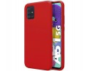 Funda Silicona Líquida Ultra Suave para Samsung Galaxy A51 5G color Roja