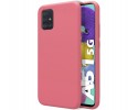 Funda Silicona Líquida Ultra Suave para Samsung Galaxy A51 5G color Rosa