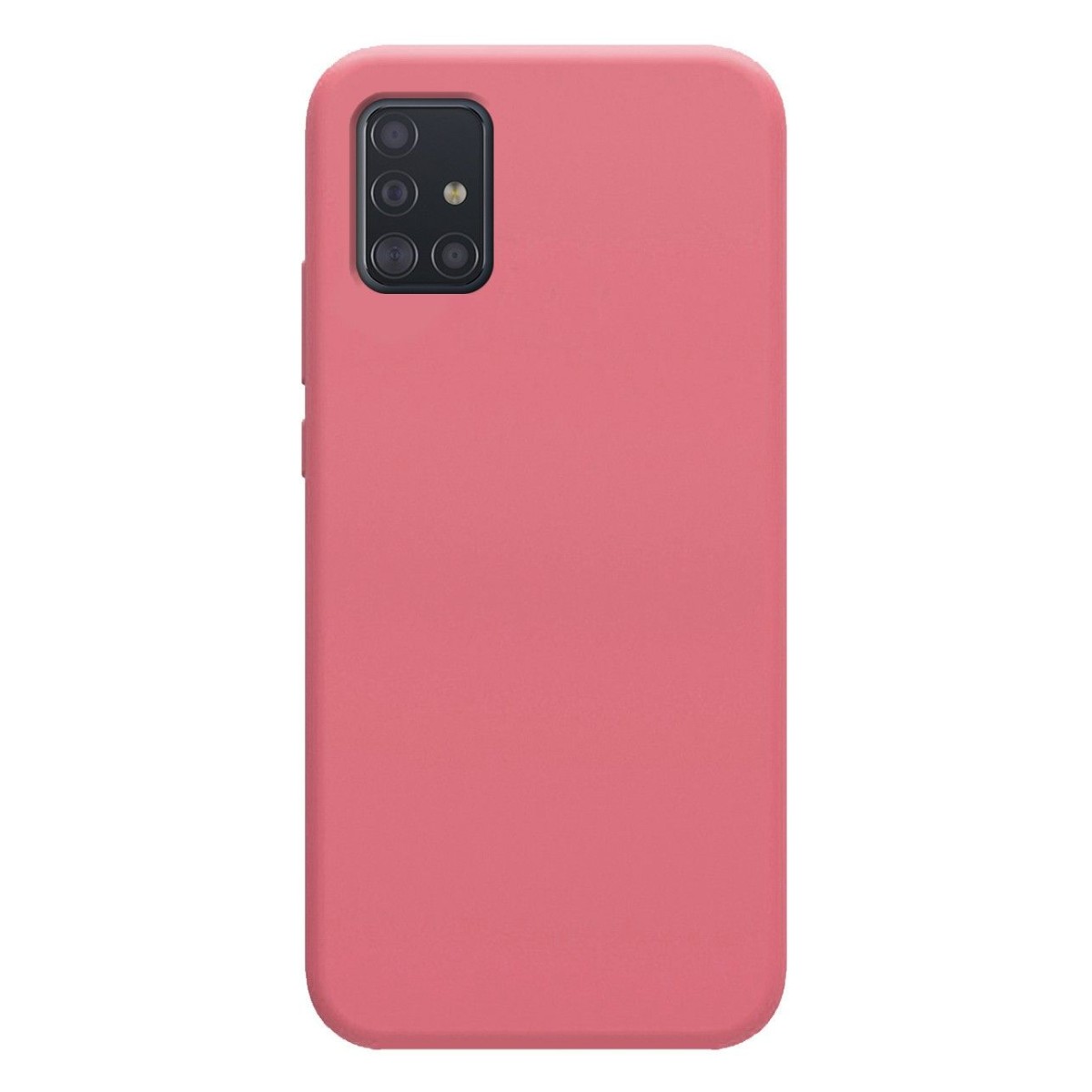 Funda Silicona Líquida Ultra Suave para Samsung Galaxy A51 5G color Rosa
