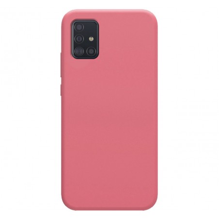 Funda Silicona Líquida Ultra Suave para Samsung Galaxy A51 5G color Rosa