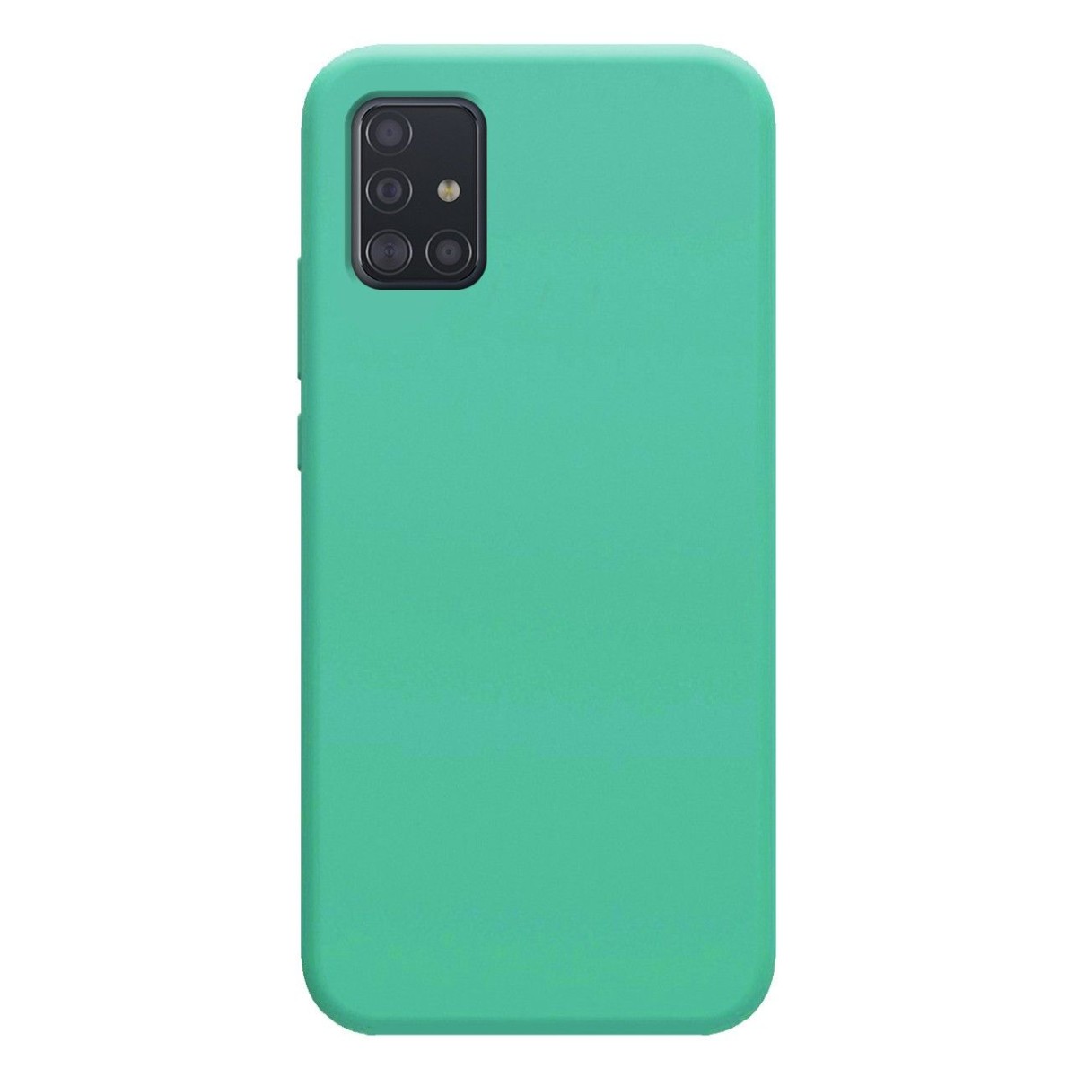 Funda Silicona Líquida Ultra Suave para Samsung Galaxy A51 5G color Verde