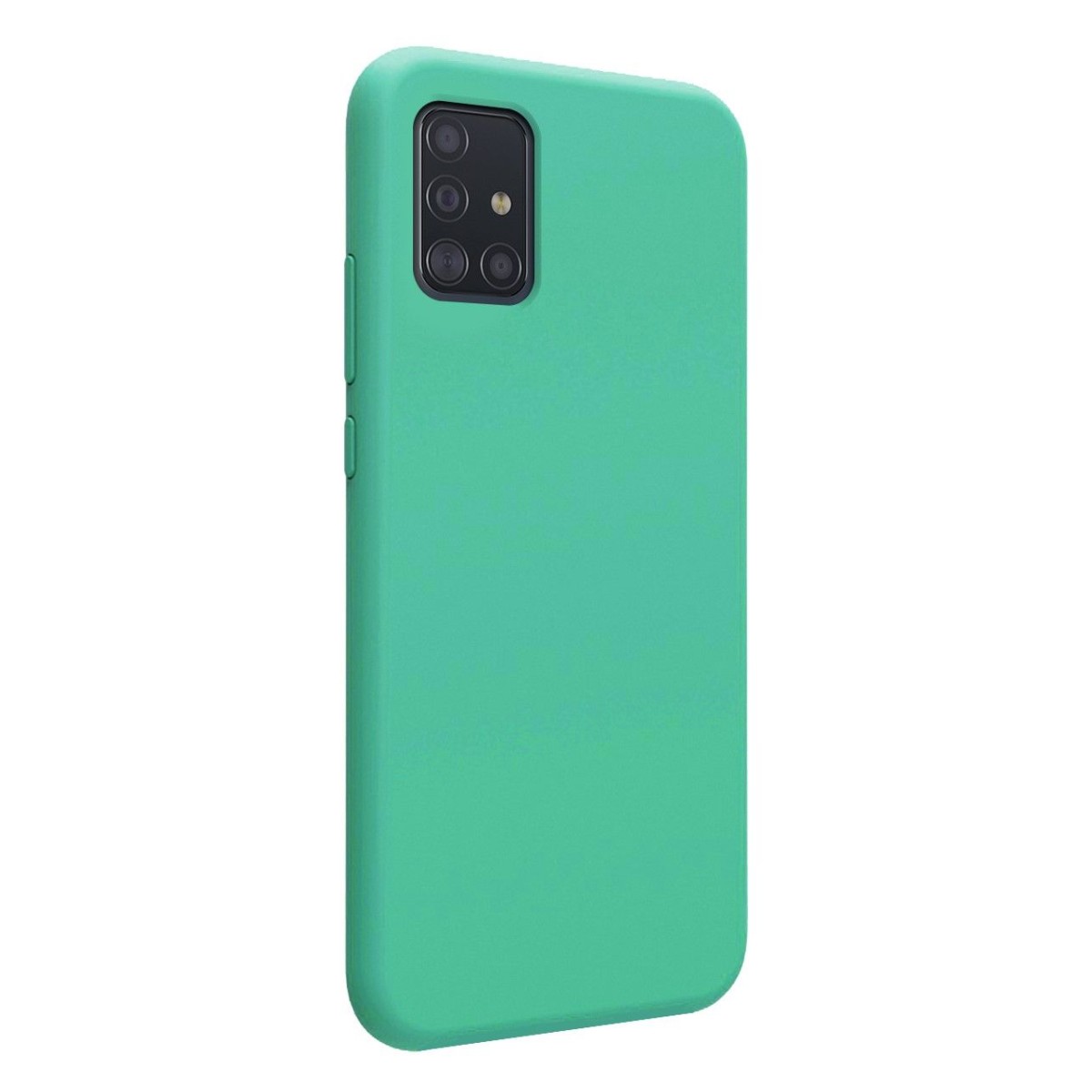 Funda Silicona Líquida Ultra Suave para Samsung Galaxy A51 5G color Verde