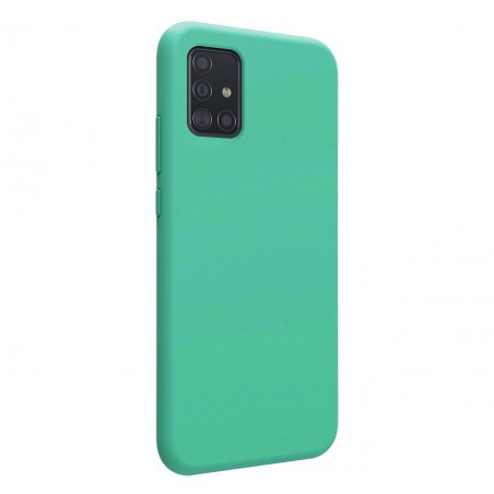 Funda Silicona Líquida Ultra Suave para Samsung Galaxy A51 5G color Verde