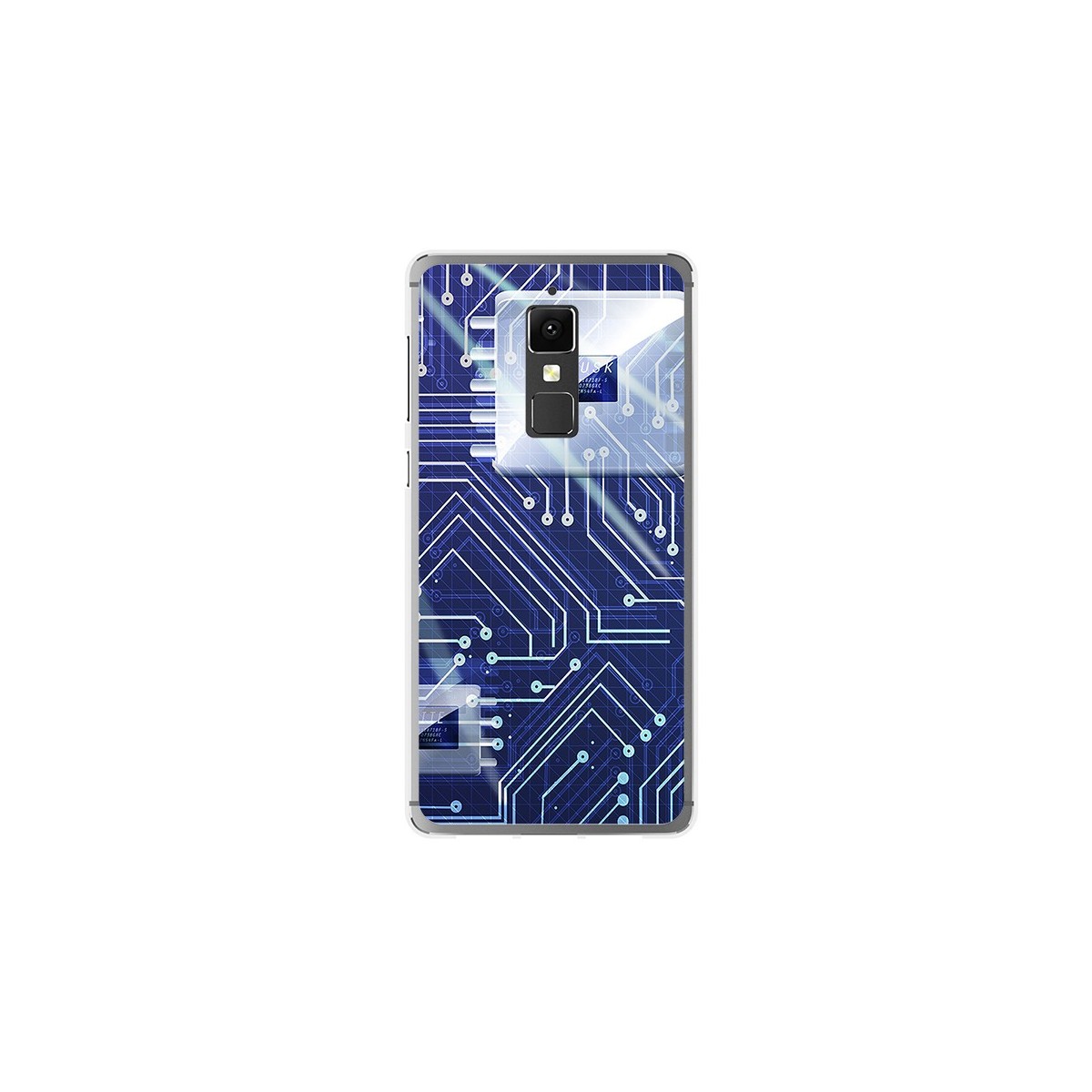 Funda Gel Tpu para Elephone S3 Diseño Circuito Dibujos