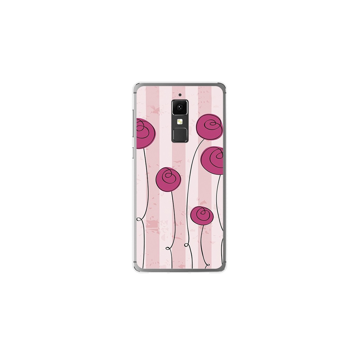 Funda Gel Tpu para Elephone S3 Diseño Flores Vintage Dibujos
