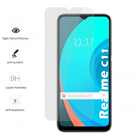 Protector Cristal Templado para Realme C11 Vidrio