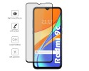 Protector Cristal Templado Completo 5D Full Glue Negro para Xiaomi Redmi 9C Vidrio