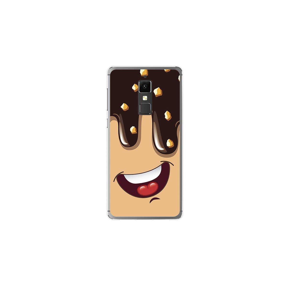 Funda Gel Tpu para Elephone S3 Diseño Helado Chocolate Dibujos