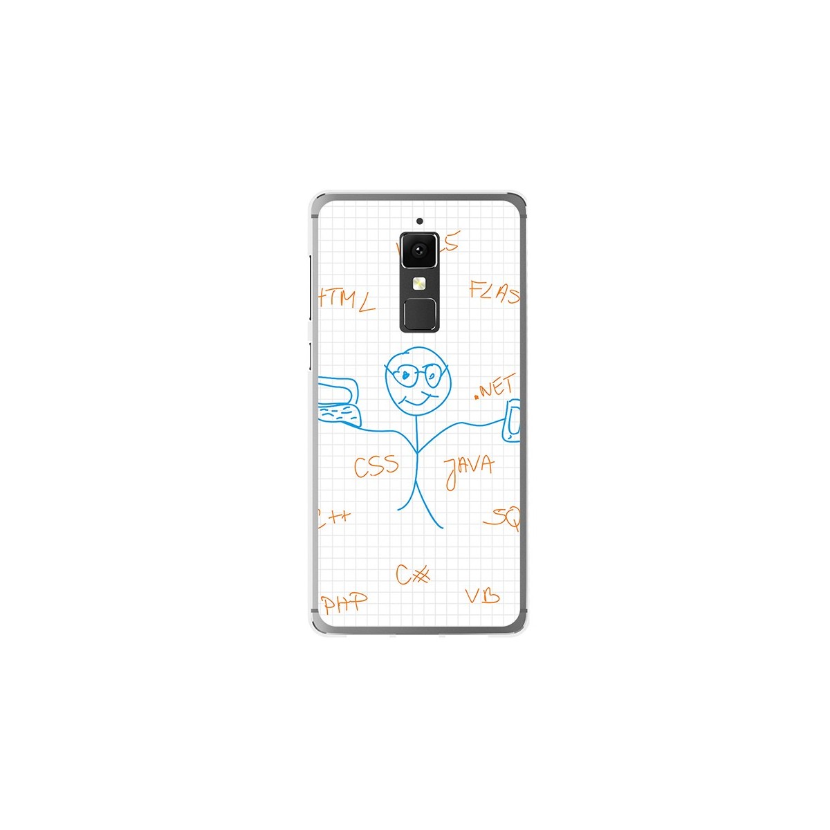 Funda Gel Tpu para Elephone S3 Diseño Informatico Dibujos