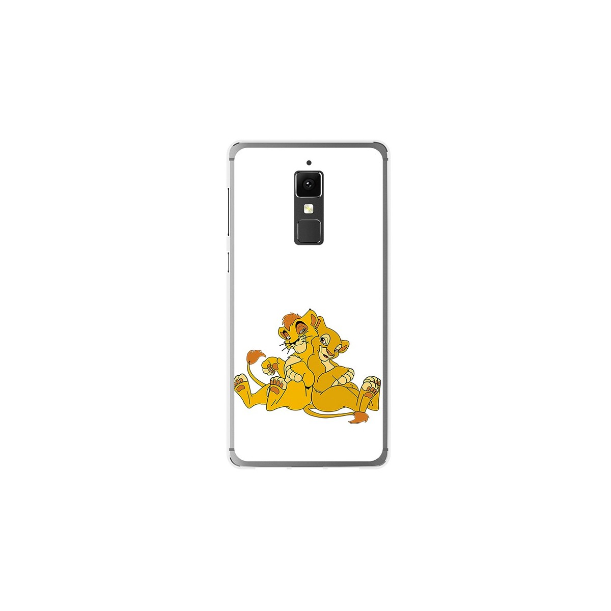 Funda Gel Tpu para Elephone S3 Diseño Leones Dibujos