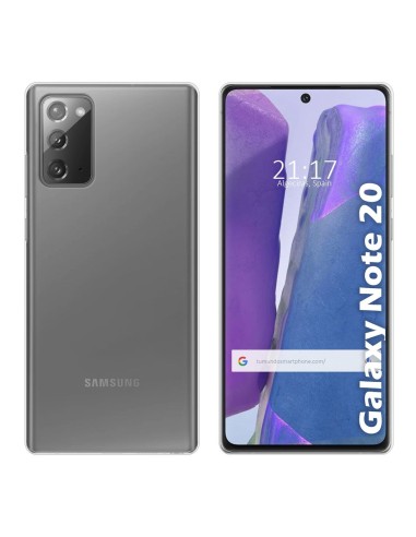 Funda Silicona Gel TPU Transparente para Samsung Galaxy Note 20
