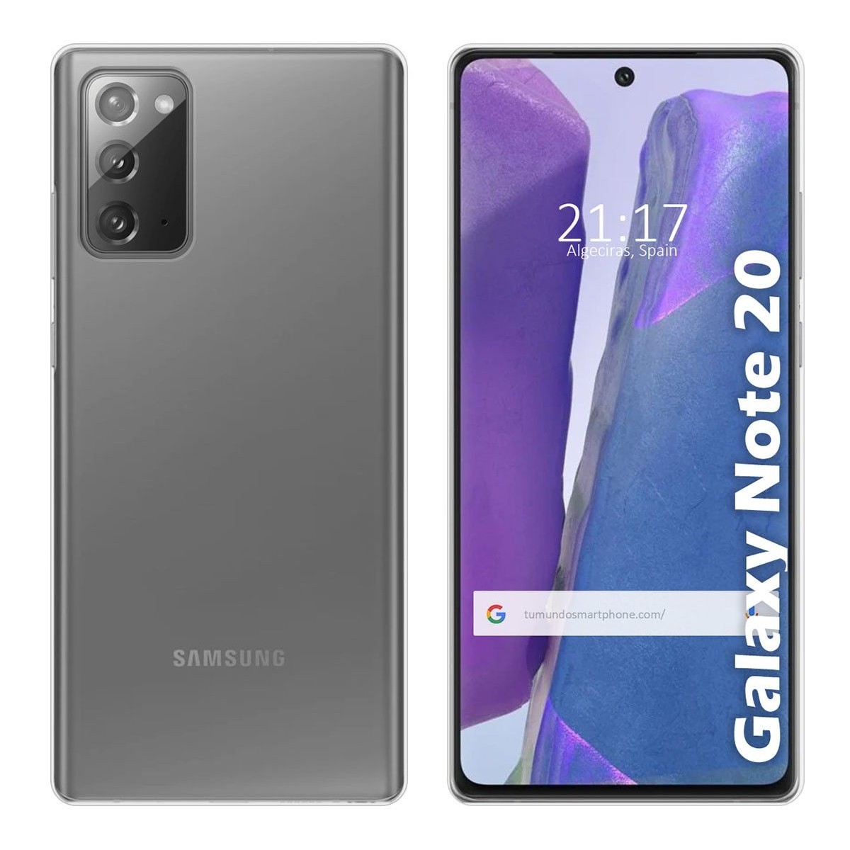 Funda Silicona Gel TPU Transparente para Samsung Galaxy Note 20