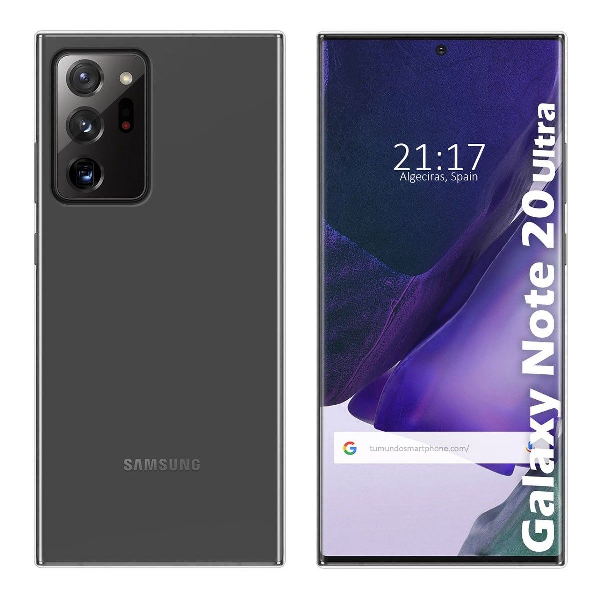 Funda Silicona Gel TPU Transparente para Samsung Galaxy Note 20 Ultra