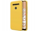 Funda Silicona Líquida Ultra Suave para Lg K41s color Amarilla