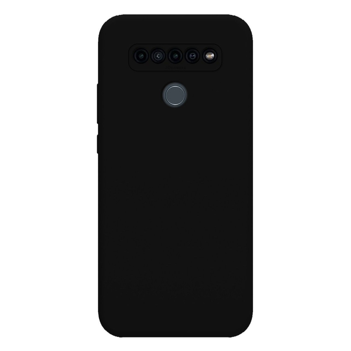 Funda Silicona Líquida Ultra Suave para Lg K41s color Negra