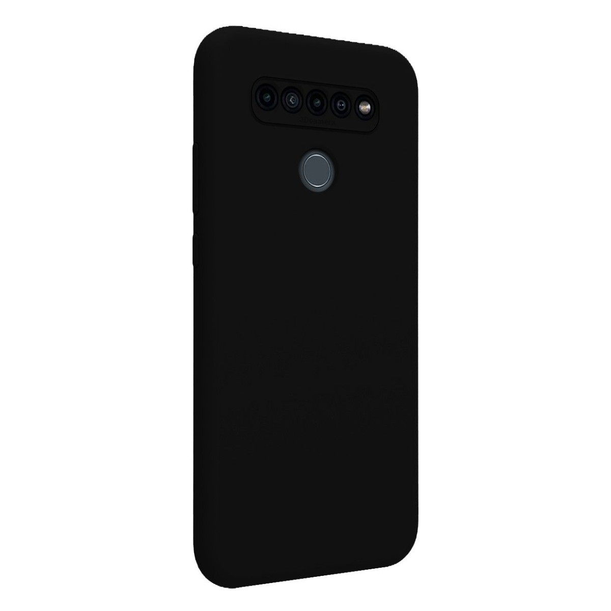 Funda Silicona Líquida Ultra Suave para Lg K41s color Negra
