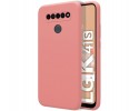 Funda Silicona Líquida Ultra Suave para Lg K41s color Rosa