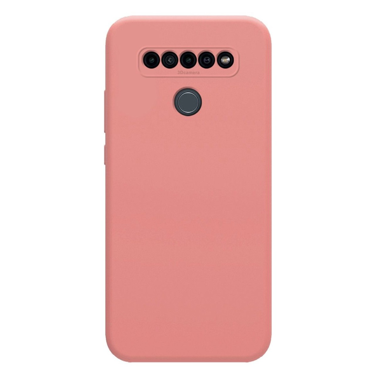 Funda Silicona Líquida Ultra Suave para Lg K41s color Rosa